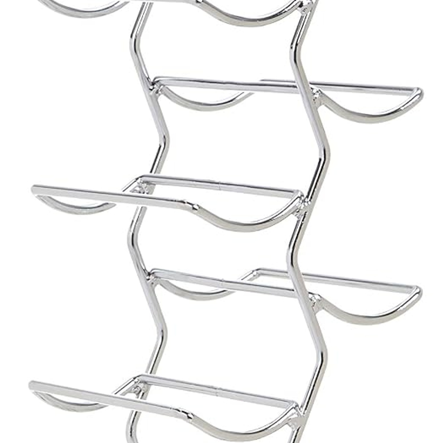 Chrome 12-Bottle Freestanding Wine Rack
