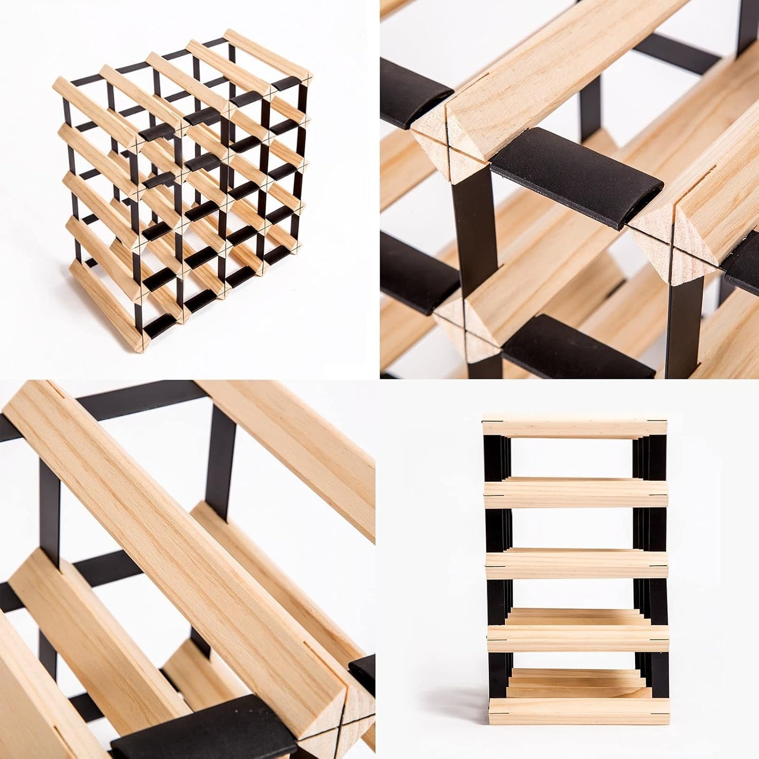 Home Ready 20 Bottle Timber Wine Rack
