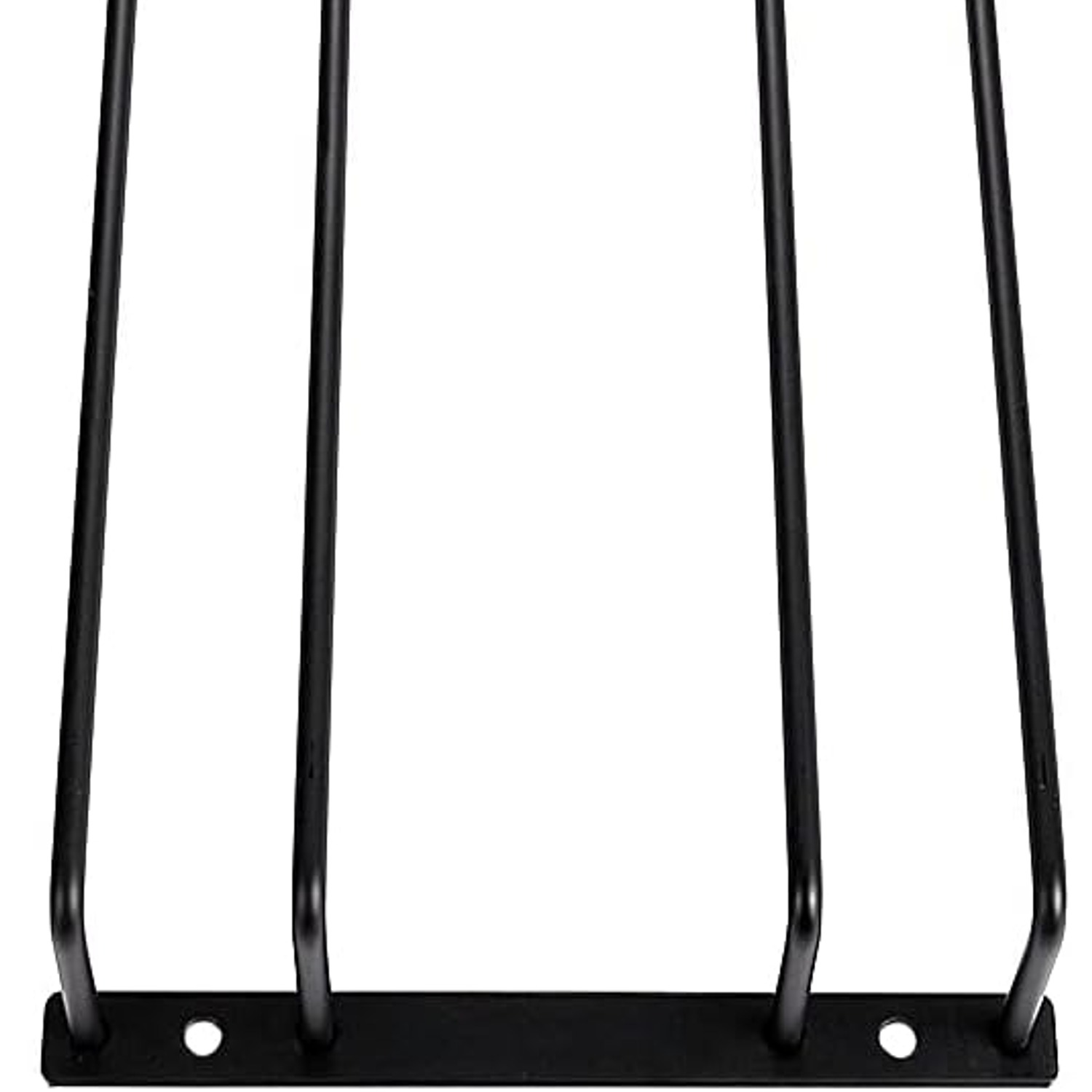 Black Wine Glass Rack 35cm Under-Cabinet Stemware Holder: image 3